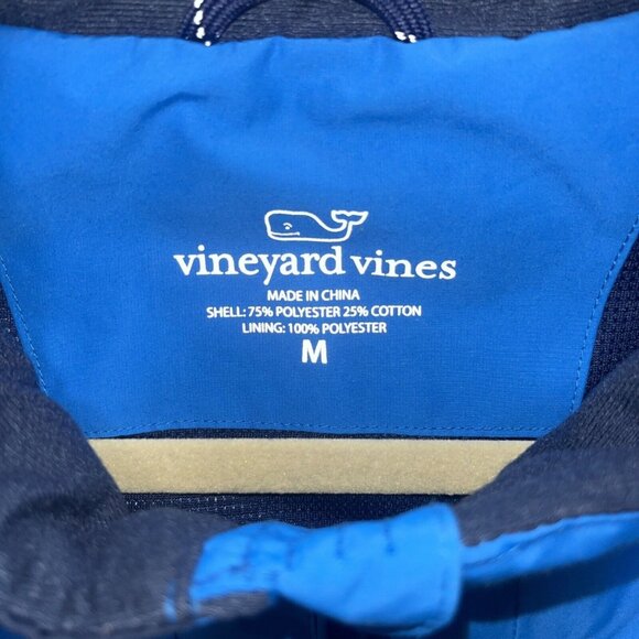 Vineyard Vines men's Regatta Spinnaker Blue Windbreaker Jacket - Medium - Picture 5 of 10